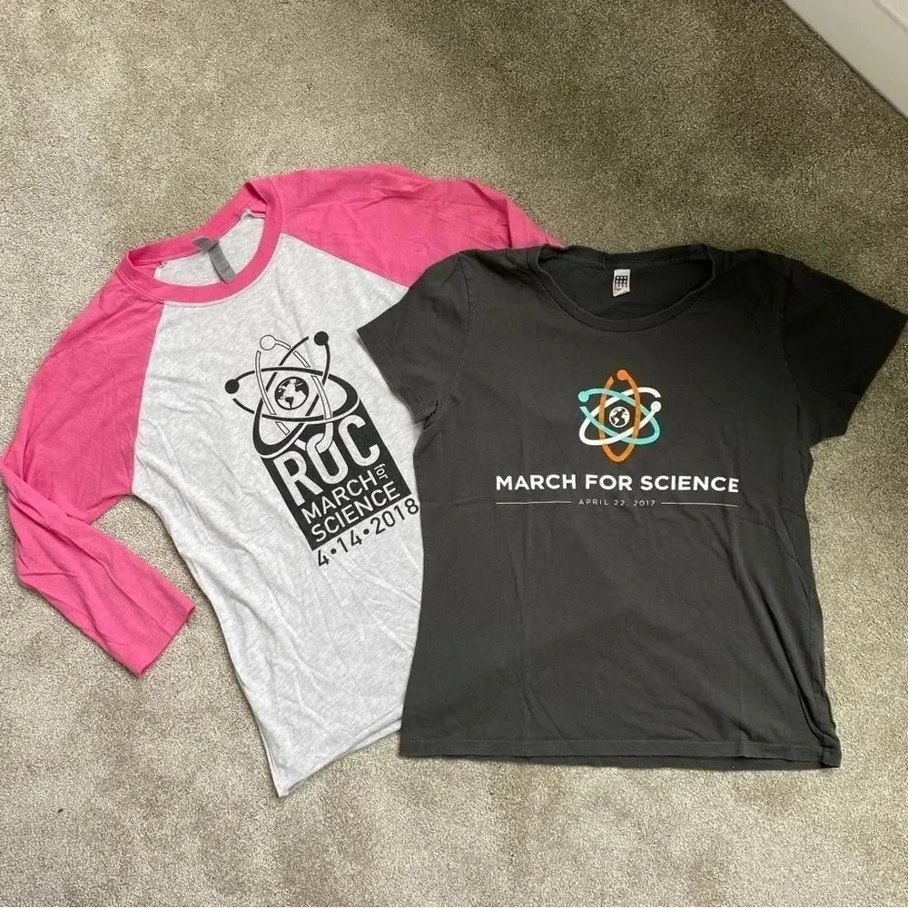 March For Science 2017 2018 Shirt Bundle Rochester New York NY Size S